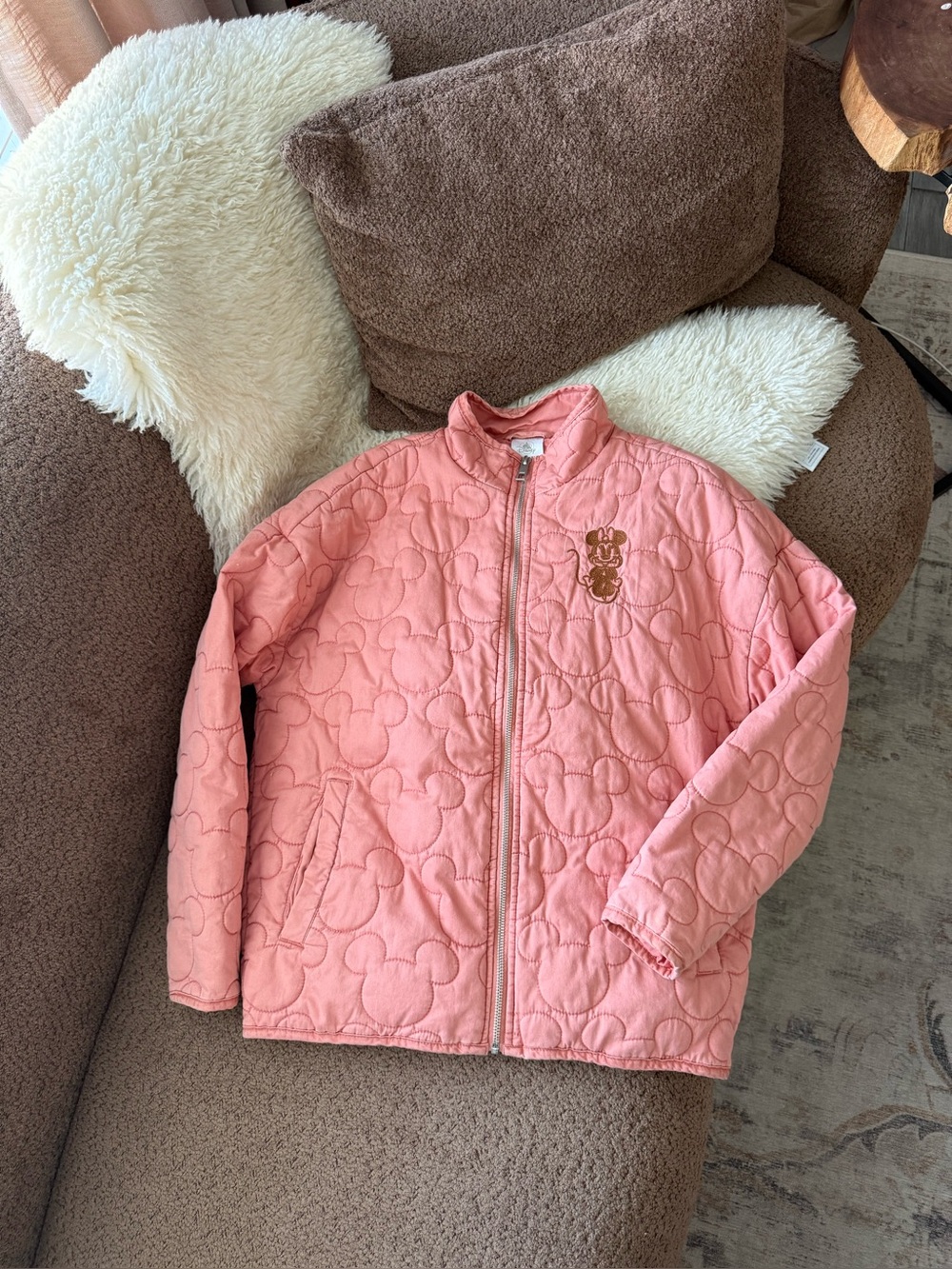 Disney Parks Minnie Quilted Bomber Jacket
